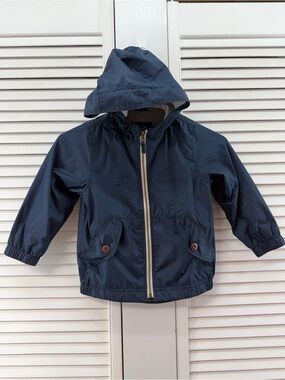 Gap Size 4 Navy Blue light Jacket Jersey lined